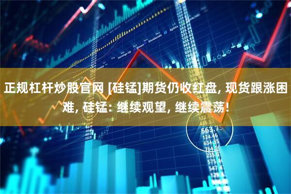 正规杠杆炒股官网 [硅锰]期货仍收红盘, 现货跟涨困难, 硅锰: 继续观望, 继续震荡!